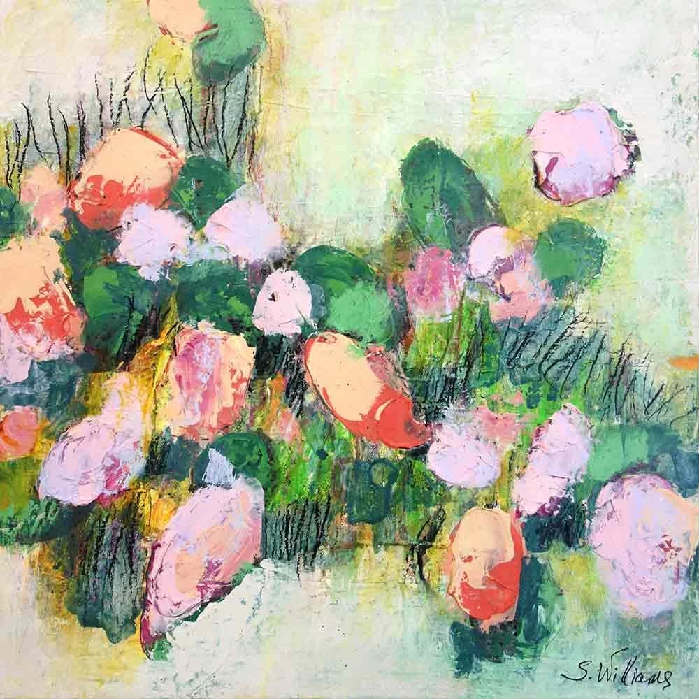 Chromatic Landscape 3 #2518  Abstract Nature Painting