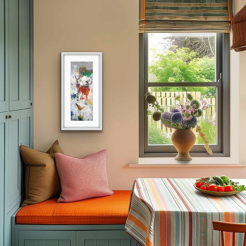 Field of Dreams 5 shown framed in sitting area