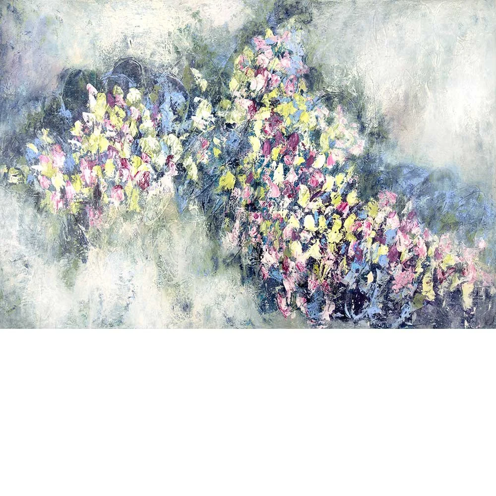 Flower Power 2 #2512 Abstract Organic Canvas
