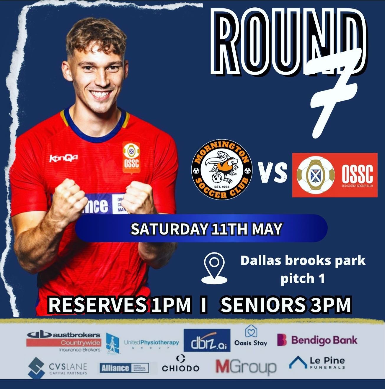 Reserves and Seniors travel to Mornington this Saturday. Make sure you come support the boys! 

#goscotch #ossc