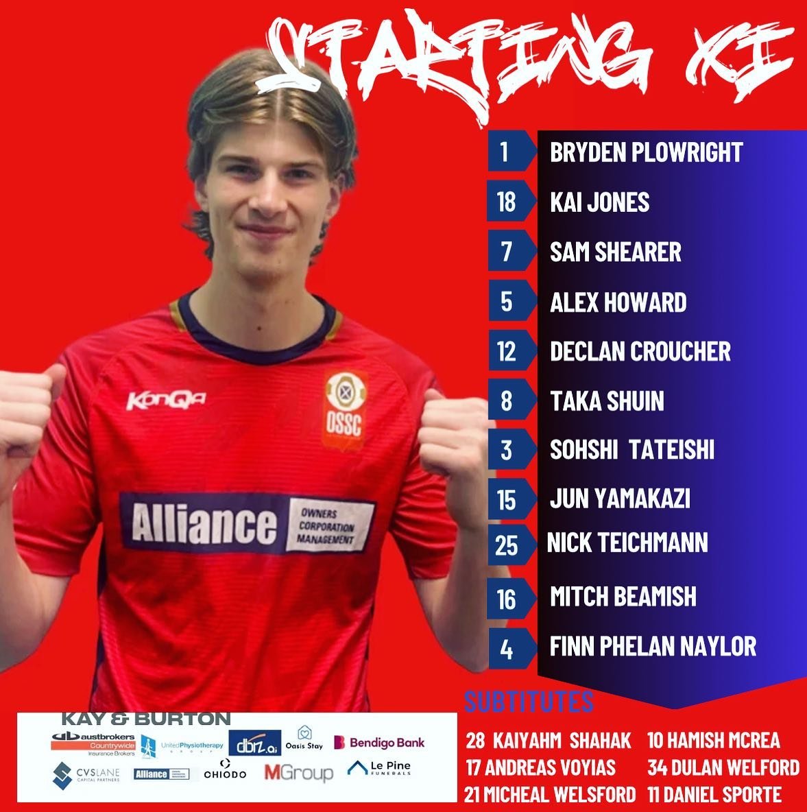 SENIOR LINE UP

#OSSC