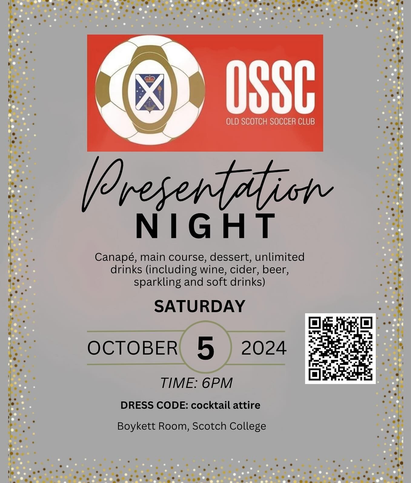 We welcome everyone from our Womens, Seniors, Reserves, Blues, Golds, and Over 35s teams, Partners, Coterie Members, Sponsors and friends of the club to attend!

Secure your tickets now and join us as we come together to celebrate the Club's historic