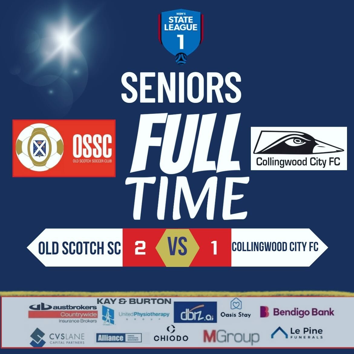 Finishing off the season with a win for the seniors. Unfortunately it wasn&rsquo;t the reserves day. 

Seniors Goals- 
⚽️ @dylanwelford 
⚽️ OG 

Thanks to everyone who came to support the lads.

See you at presentation night. 

#ossc
