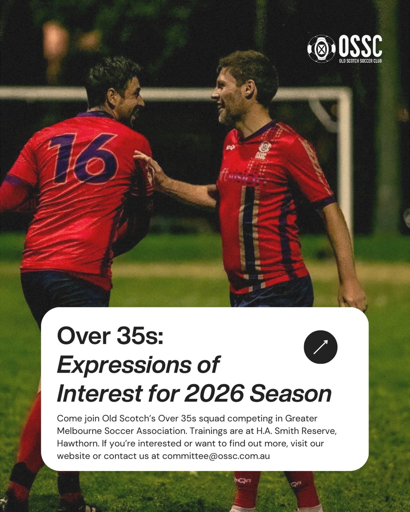 We still have spots remaining for our Men&rsquo;s Over 35s squad! If you&rsquo;re interested please email us at committee@ossc.com.au