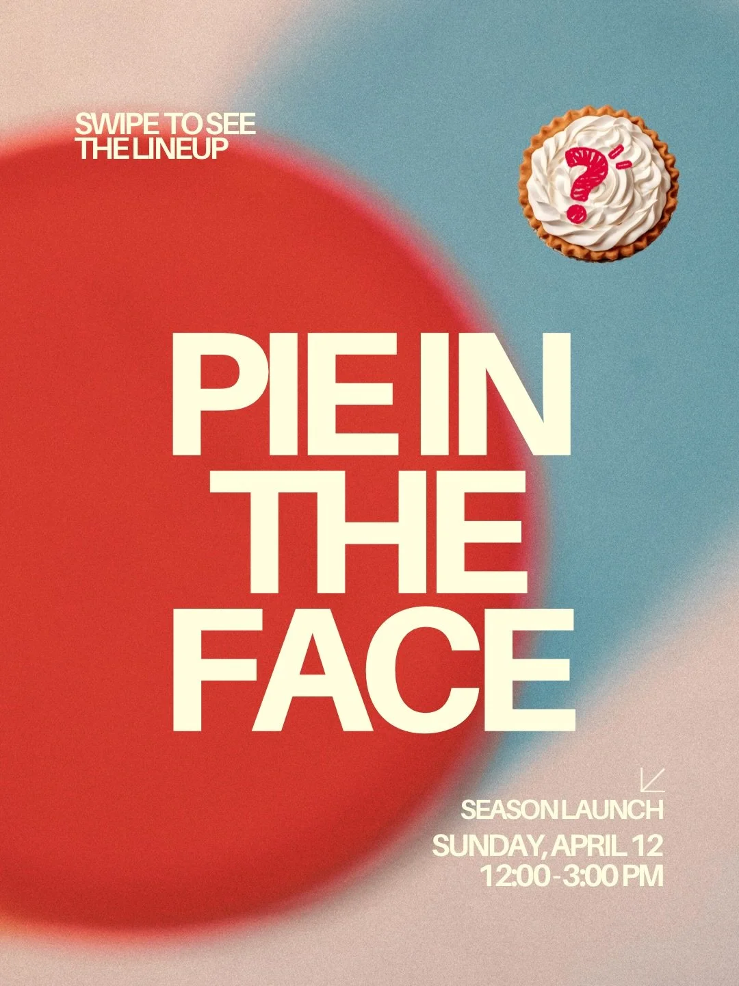 Our Pie in the Face lineup is officially here! We&rsquo;ve done you a solid and secured the coaches (make sure you practice your aim)🥧🤡

If you want a chance to partake, make sure you&rsquo;ve purchased a ticket to the Season Launch 🎟️ 

Ticket li