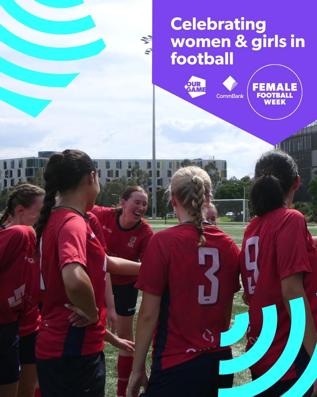 Female Football Week might be wrapping up&hellip; but celebrating the amazing women and girls in football never stops ⚽️❤️

To the players, coaches, team managers, refs, volunteers, supporters - thank you for everything you bring to the game. Your pa