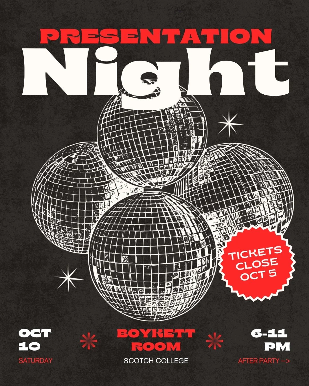 T-9 days until the big night 👀🏆

But wait it gets even better&hellip; the party never stops with our after party booked for Nevermind Bar and a massive raffle worth $5k🤑🥂

Don&rsquo;t forget the last day to purchase tickets is October 5, but hurr