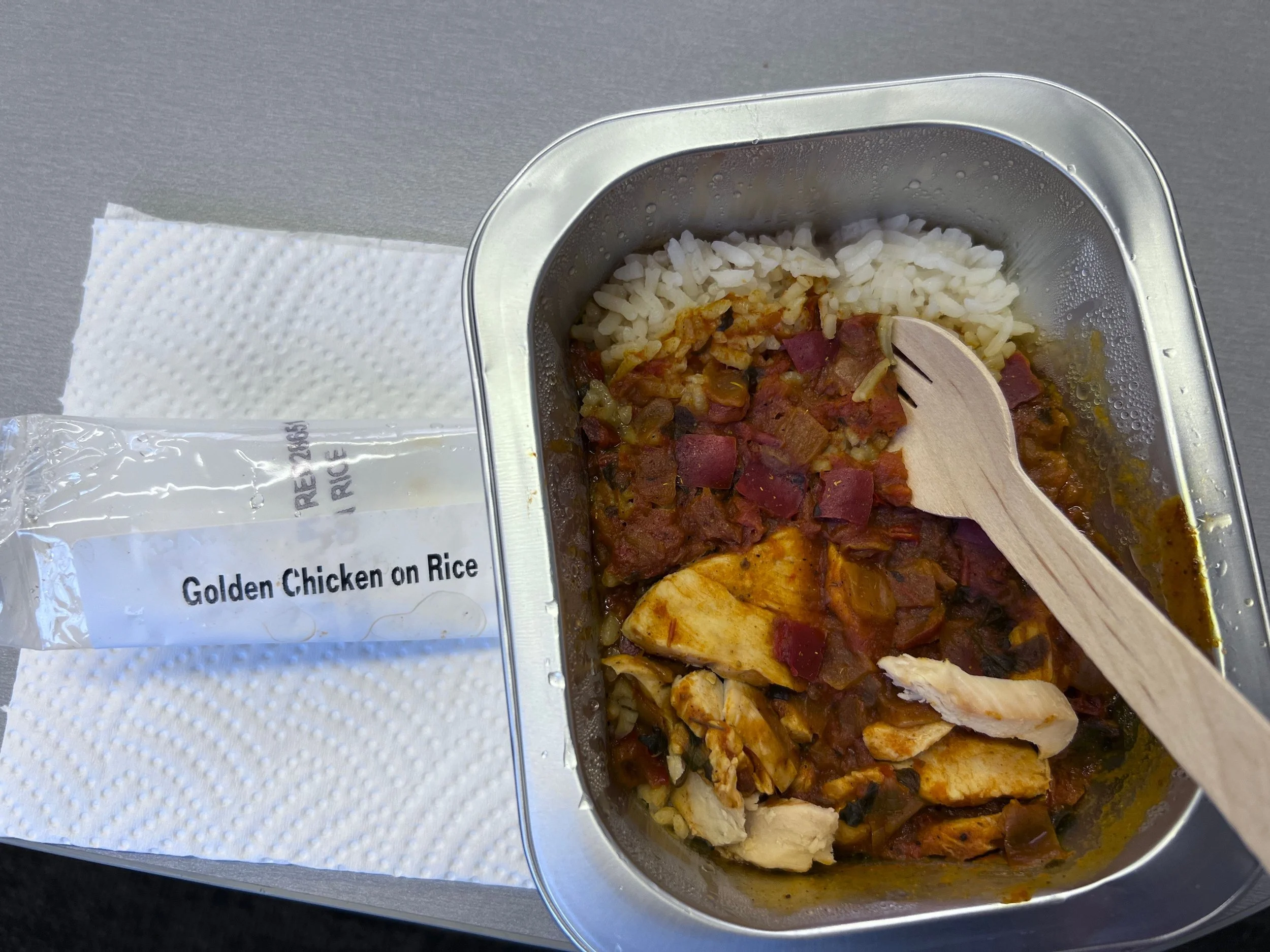 Golden Chicken on Rice
