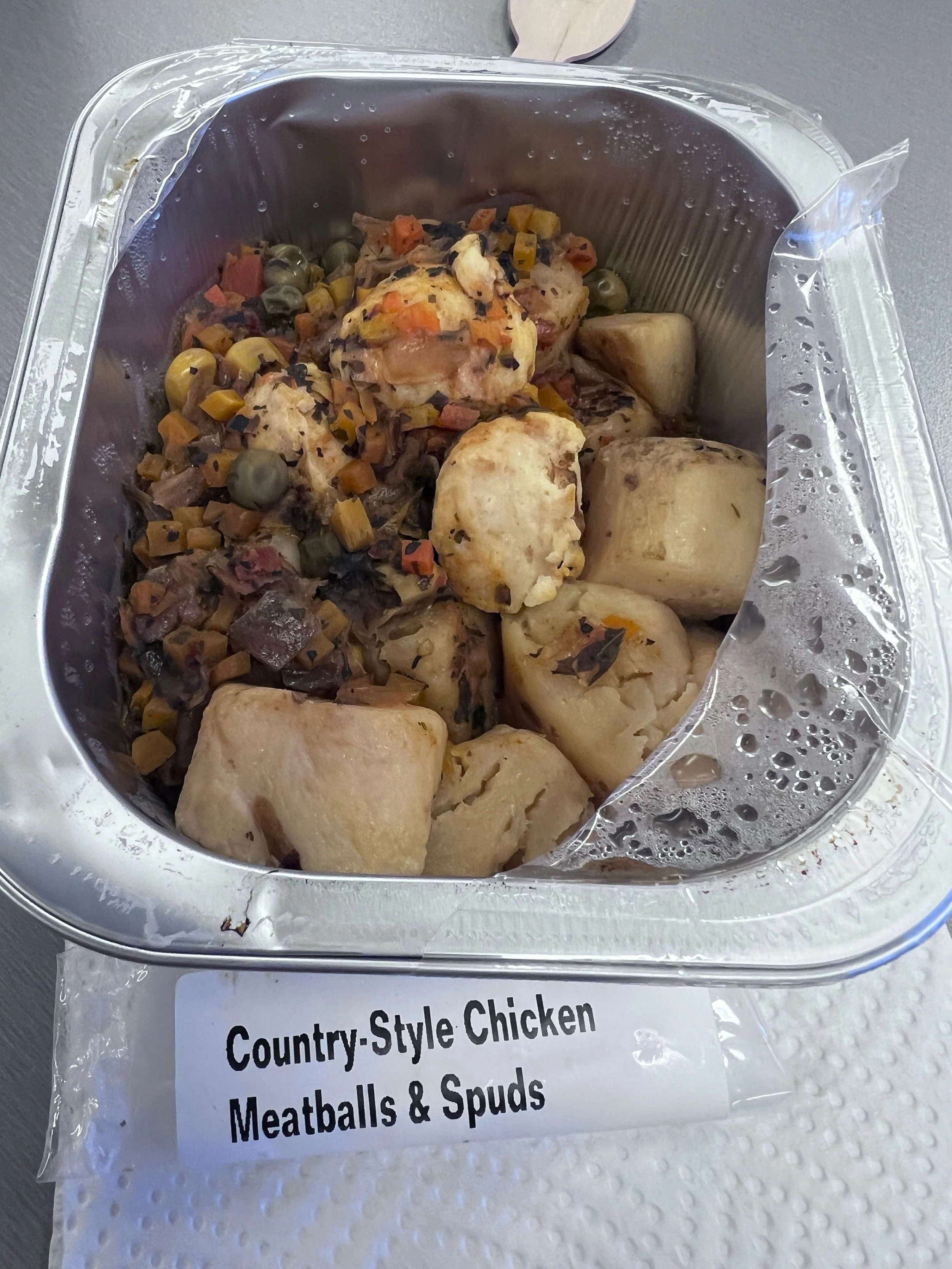 Country-style Chicken Meatballs & Spuds