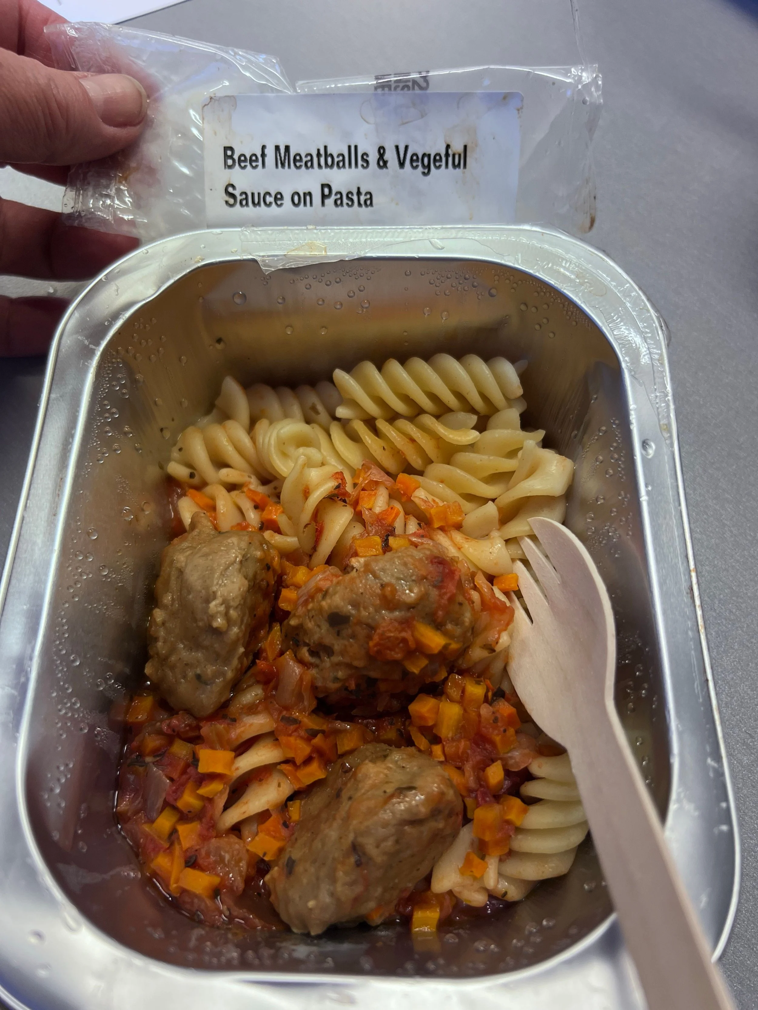 Beef Meatballs & Vegeful Sauce on Pasta