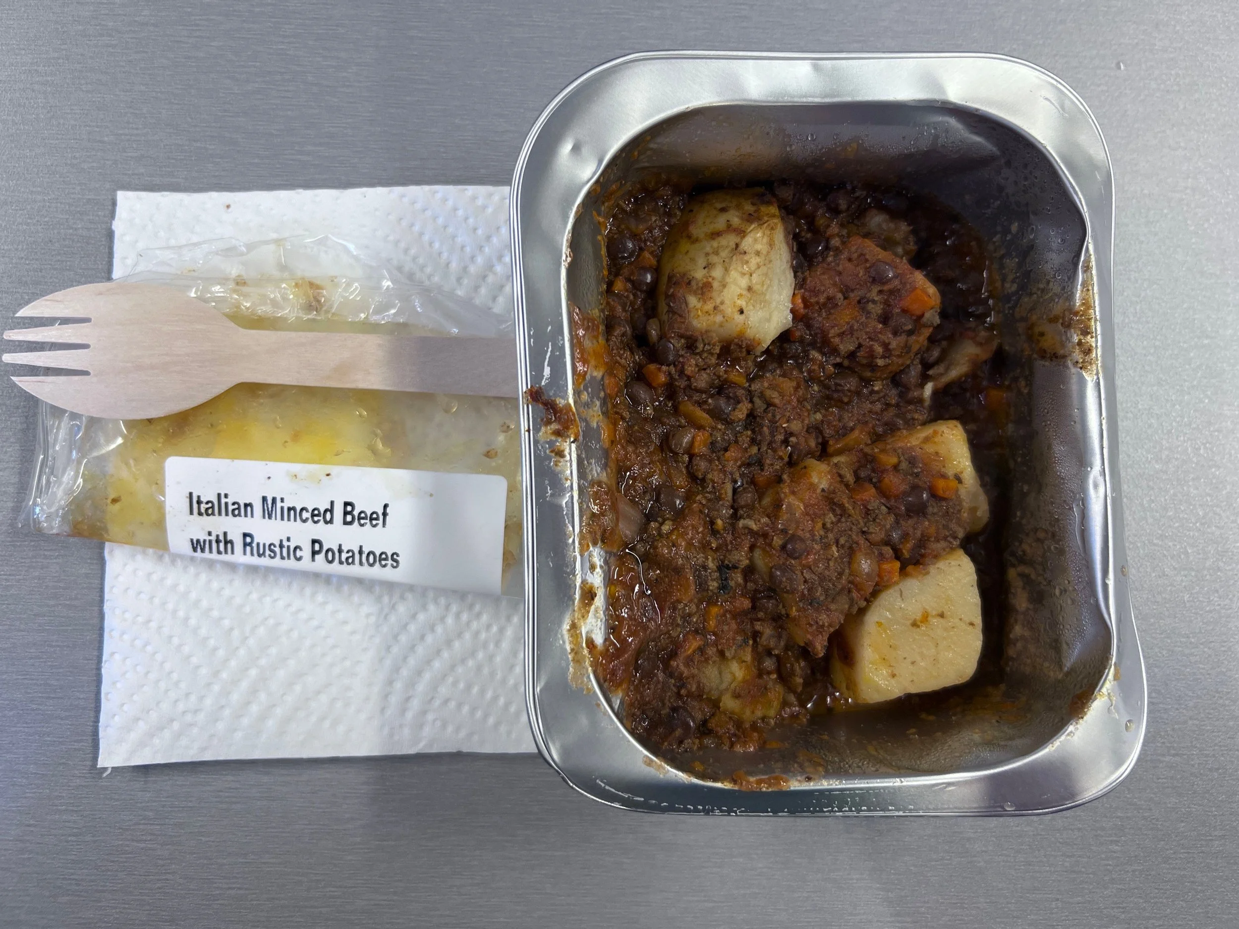 Italian Minced Beef with Rustic Potatoes