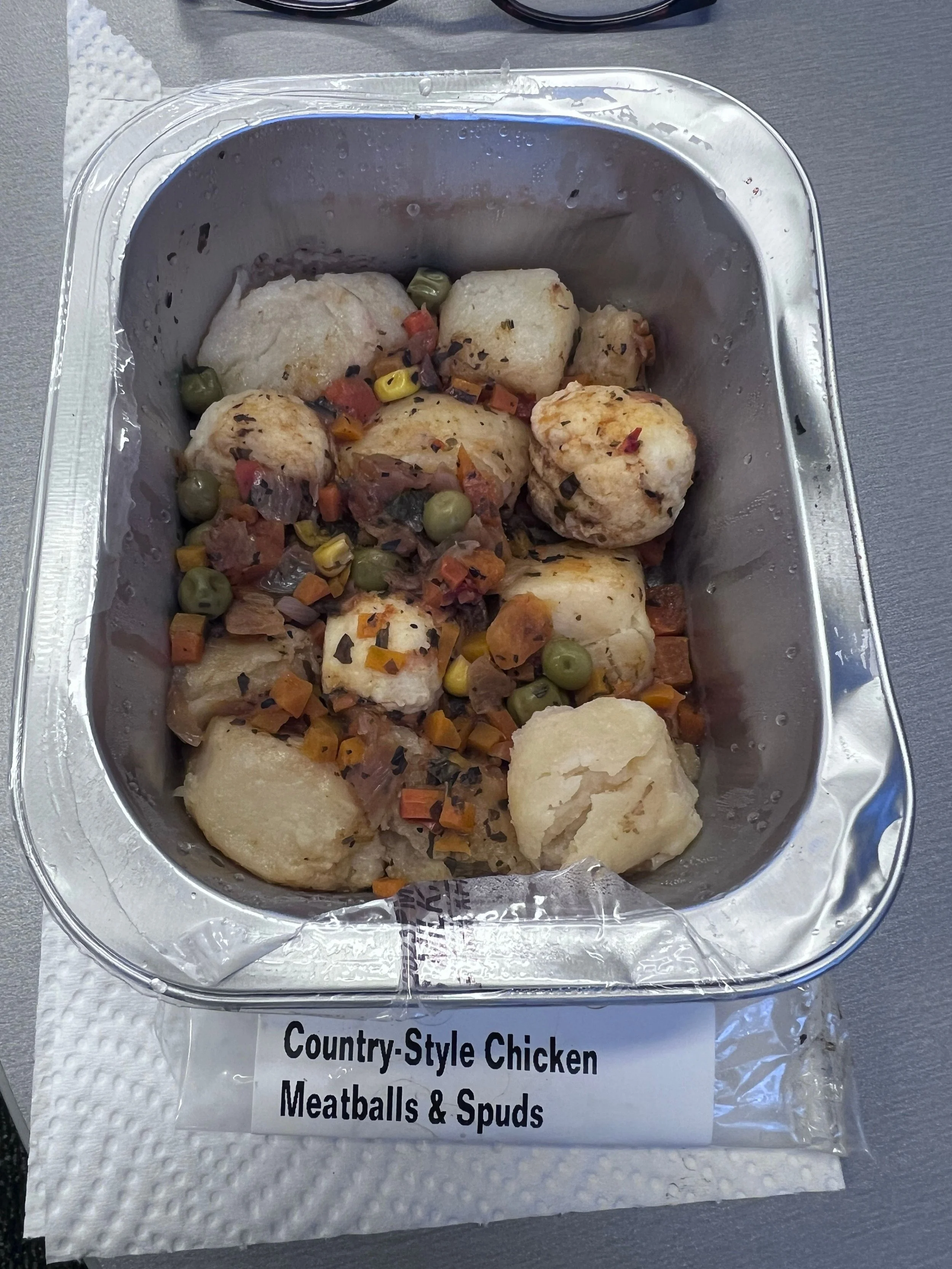 Country-Style Chicken Meatballs & Spuds