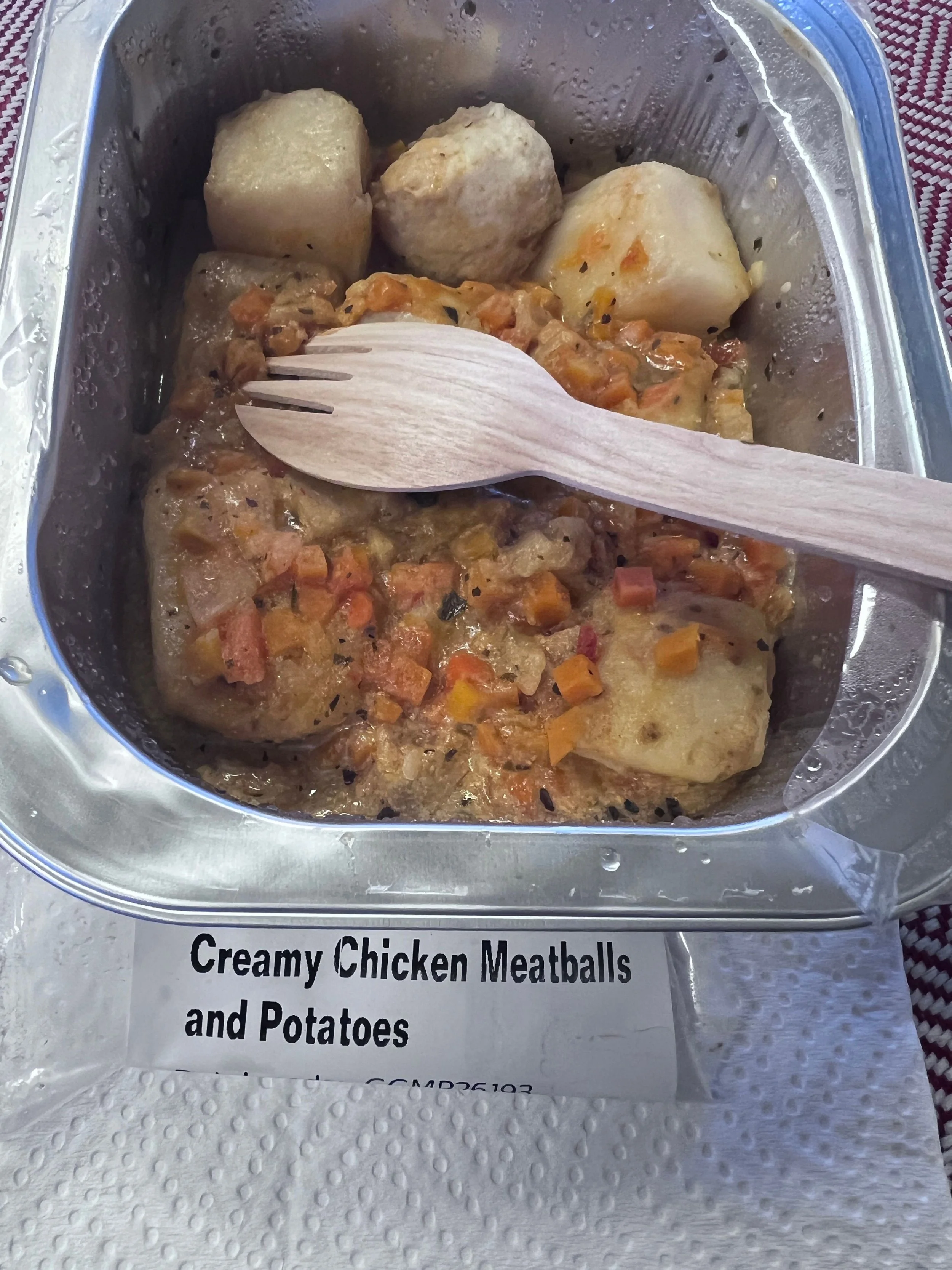 Creamy Chicken Meatballs and Potatoes