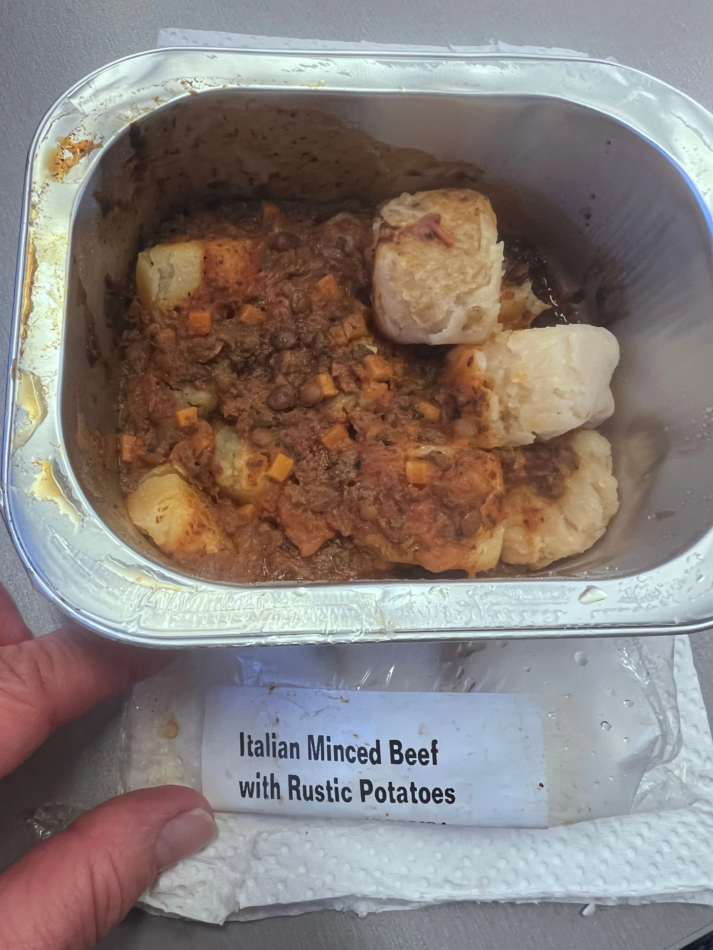 Italian Minced Beef with Rustic Potatoes