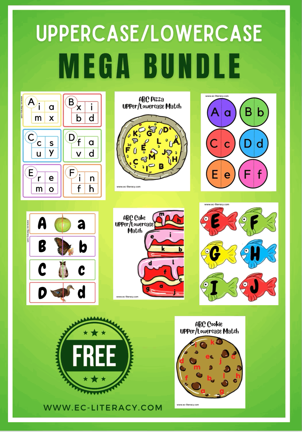 Uppercase/Lowercase: Mega Bundle