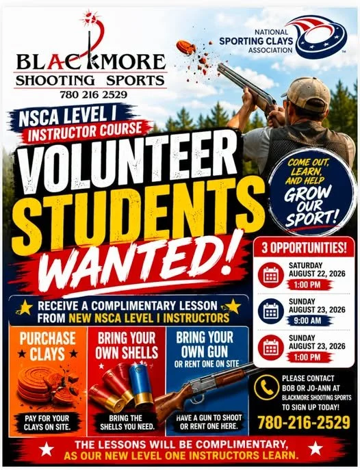 NSCA Level 1 instructors course - blackmore shooting sports