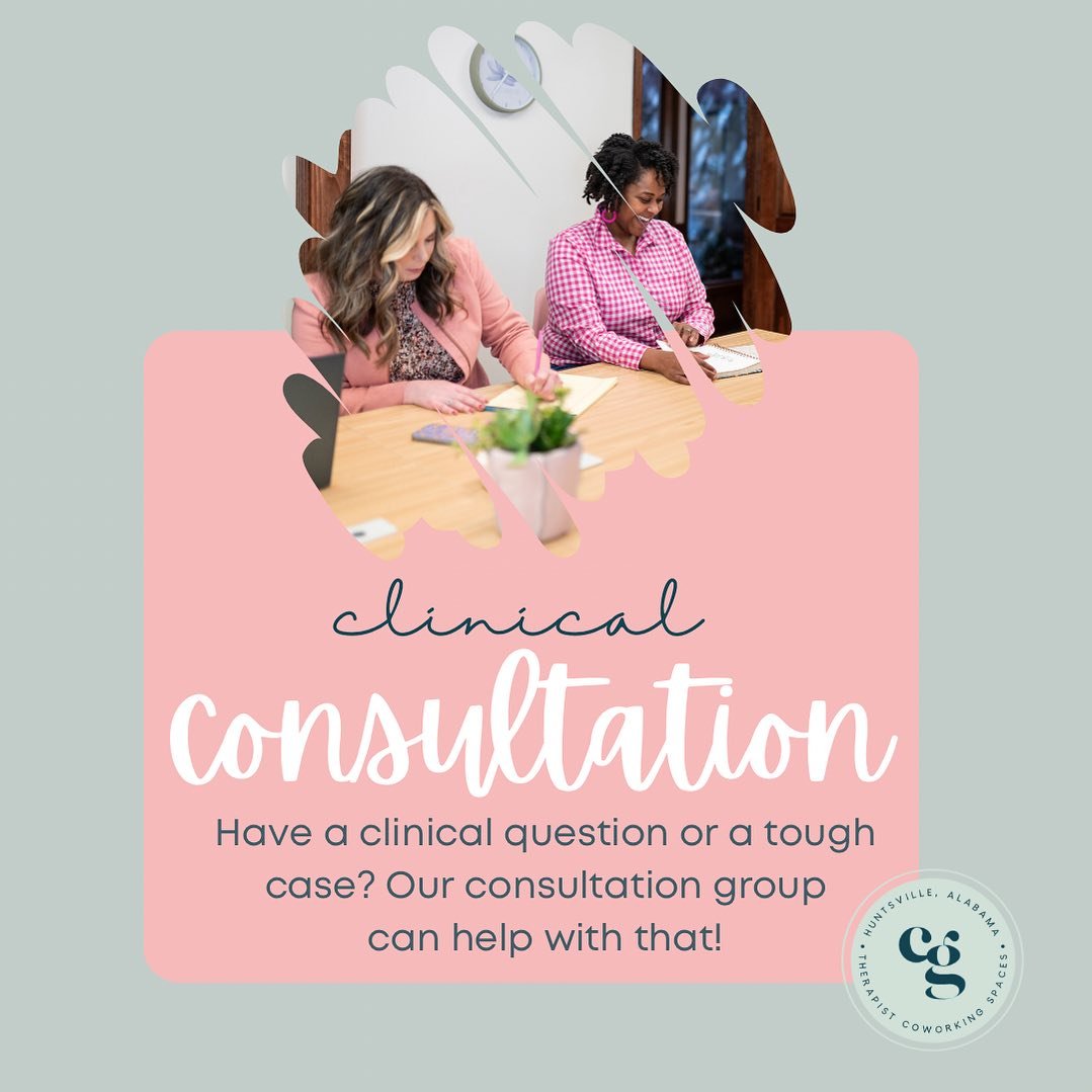 Members - Join us this Friday @ noon in the group room for monthly clinical consultation!

🗓️ May 3rd
⏰ 12:00 - 1:30 PM
🥪 Feel free to bring your lunch