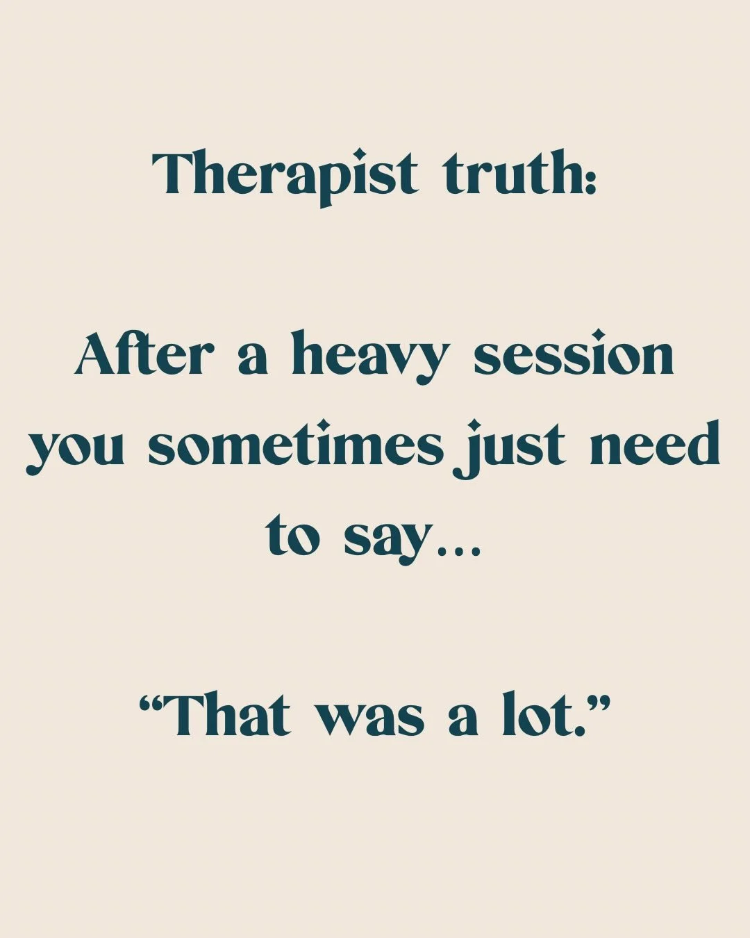 Sometimes after a heavy session, all you need is a quick moment where someone else gets it. Not a full consult. Not a long conversation.

Just a nod that says,
&ldquo;Yep&hellip; I know that feeling.&rdquo;

Private practice can be incredibly meaning