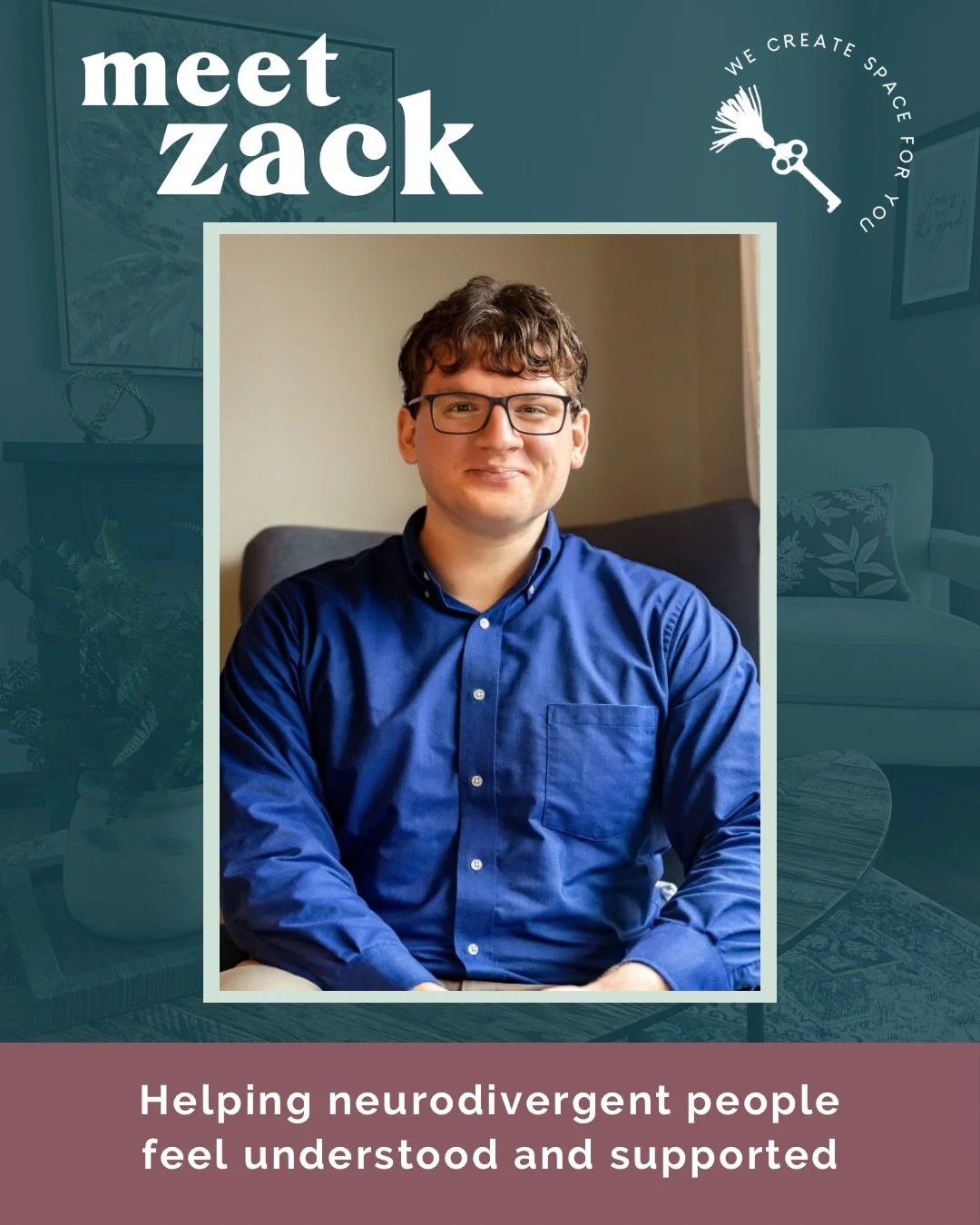 Sometimes the path to becoming a therapist starts in unexpected places. 🌿

Zack Sheeley moved to Huntsville planning to become a pharmaceutical scientist, but after a frustrating experience trying to vent online, he decided to become the kind of lis