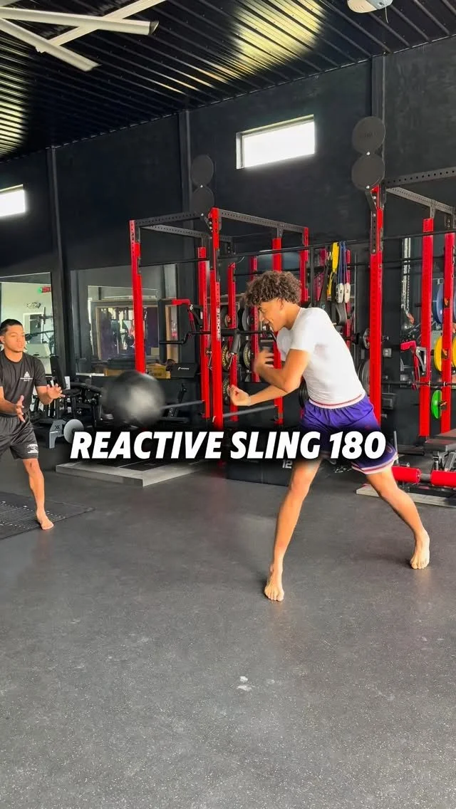 Reactive torque meets rotational control.
The goal isn’t just to throw — it’s to redirect momentum. When the ball hits your hands, your body has to absorb, store, and release force in one fluid motion.
This trains full-body sequenci