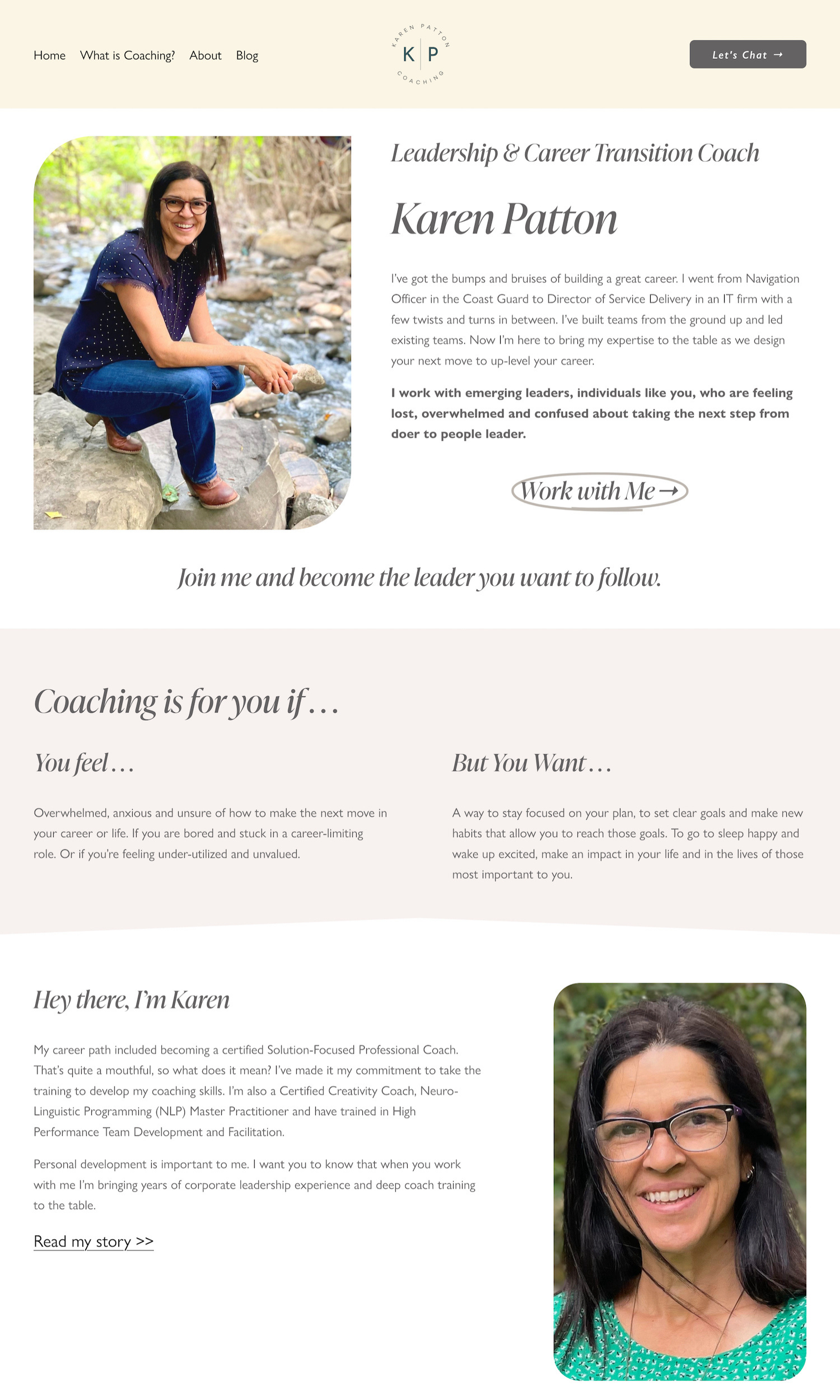 Karen Patton Coaching Website