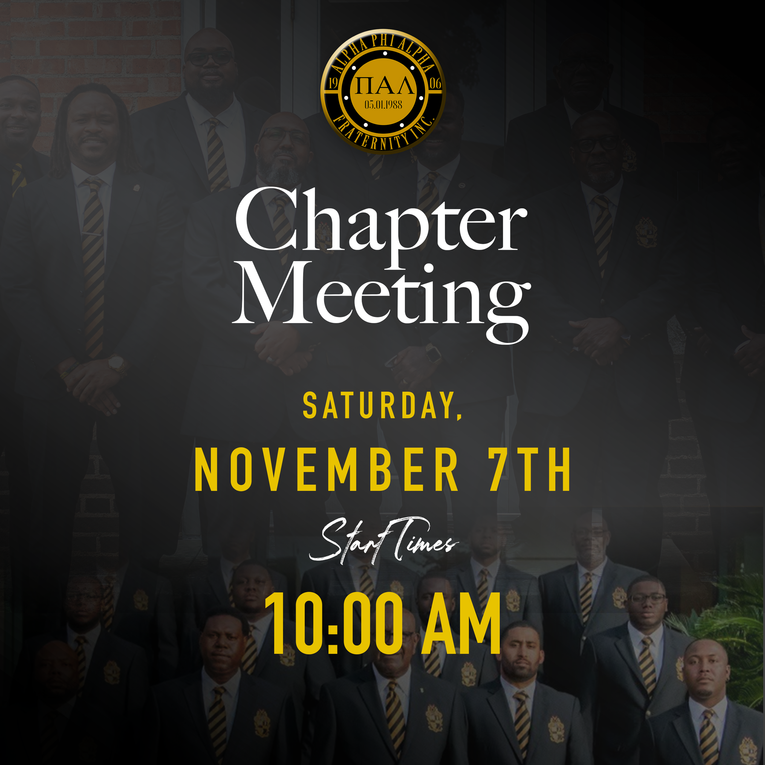 PAL Nov Chapter Meeting