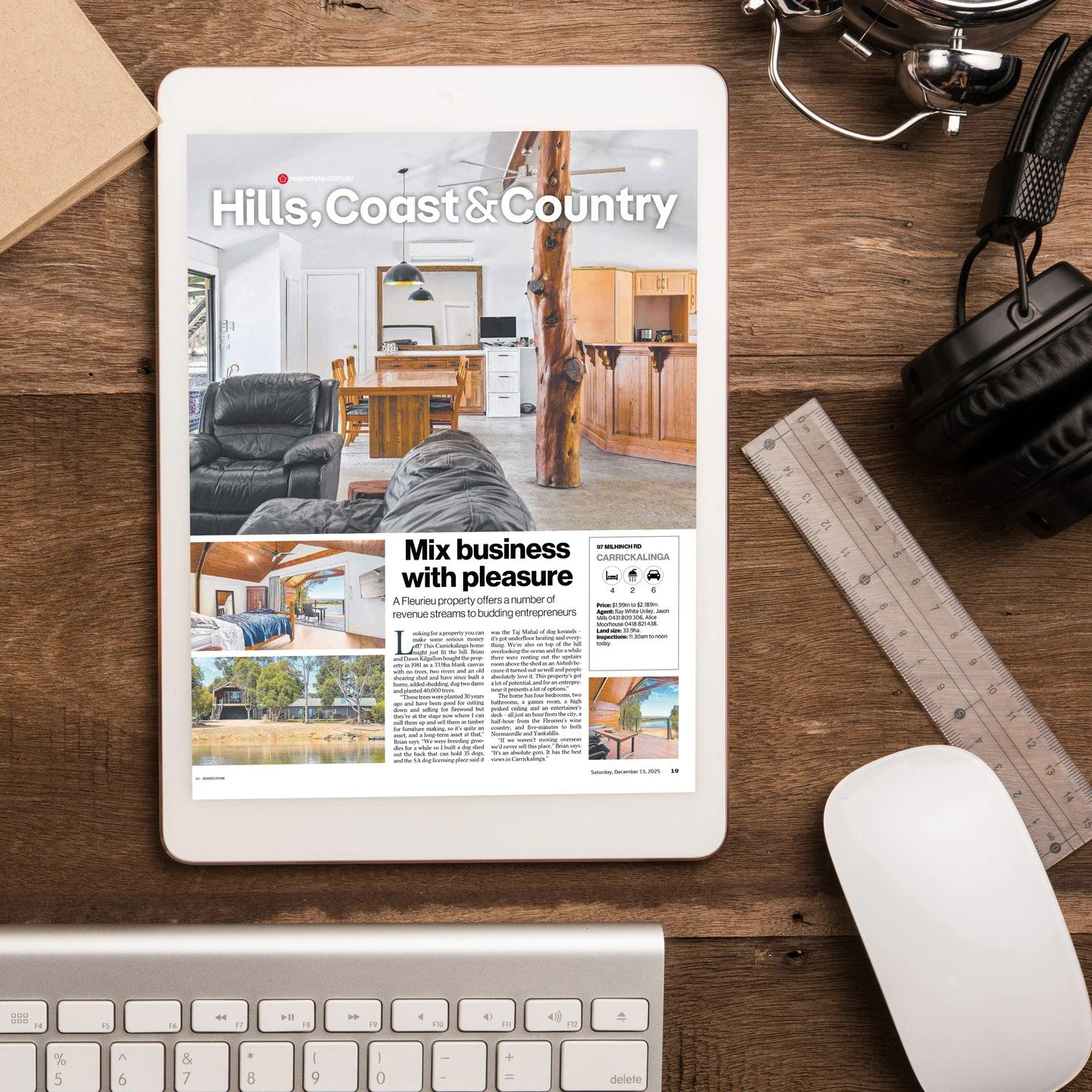 Today's Advertiser, Hills, Coast &amp; Country editorial, featuring The Fotobase Group photography.
.
#grateful #realestate #theadvertiser #thetiser #adelaidehomes #fotobasegroup #thefotobasegroup #tfbg #forthebestbythebest