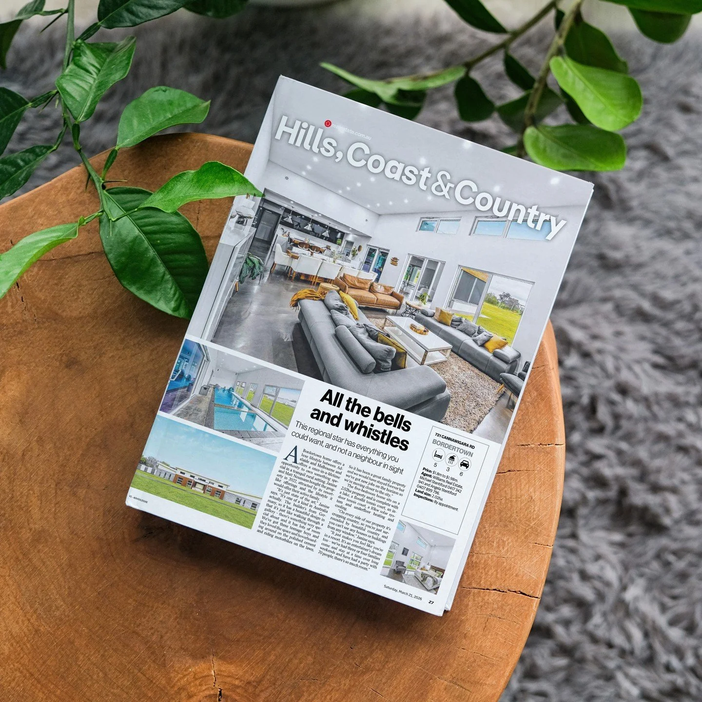 The Fotobase Group photography featuring in the Hills, Coast &amp; Country editorial today in The Advertiser.
.
 #grateful #realestate #theadvertiser #thetiser #adelaidehomes #fotobasegroup #thefotobasegroup #tfbg #forthebestbythebest