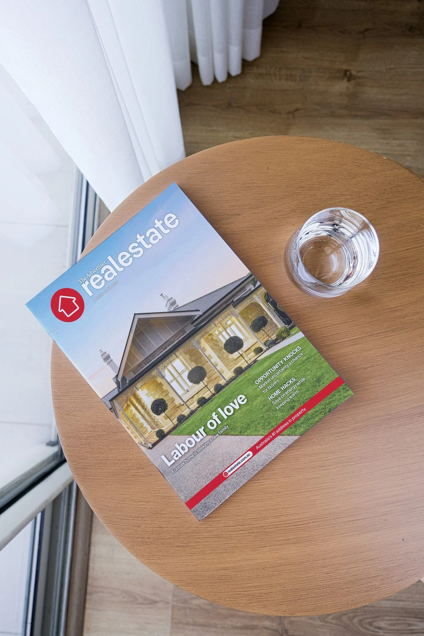 Happy weekend! Have you seen the cover of the Real Estate pull-out in the Advertiser this morning? Happy to say, that is our photography featured on the cover. 🫶
.
#grateful #realestate #theadvertiser #thetiser #adelaidehomes #fotobasegroup #thefoto