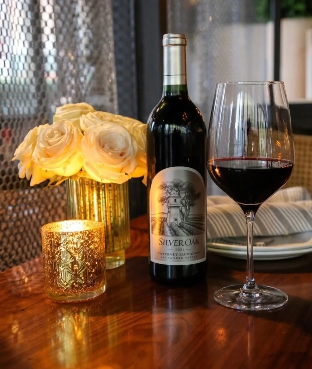 Our new Prestige Pour has arrived. The Silver Oak 2021 Alexander Valley Cabernet Sauvignon &mdash; rich, velvety, and one of the most beloved Cabernets in America &mdash; is now available by the glass. A wine with a legacy, a story, and a finish that