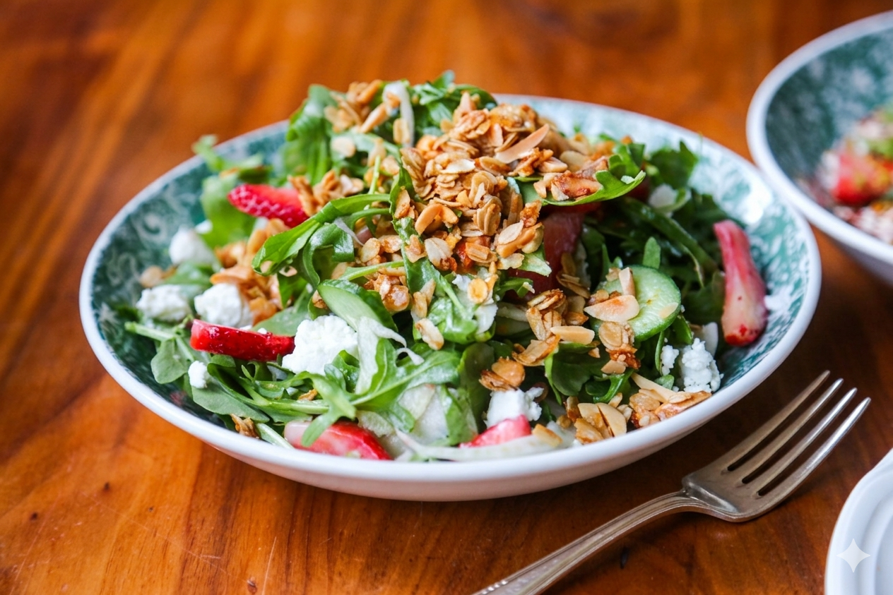 The Secret to our Strawberry Crunch Salad 