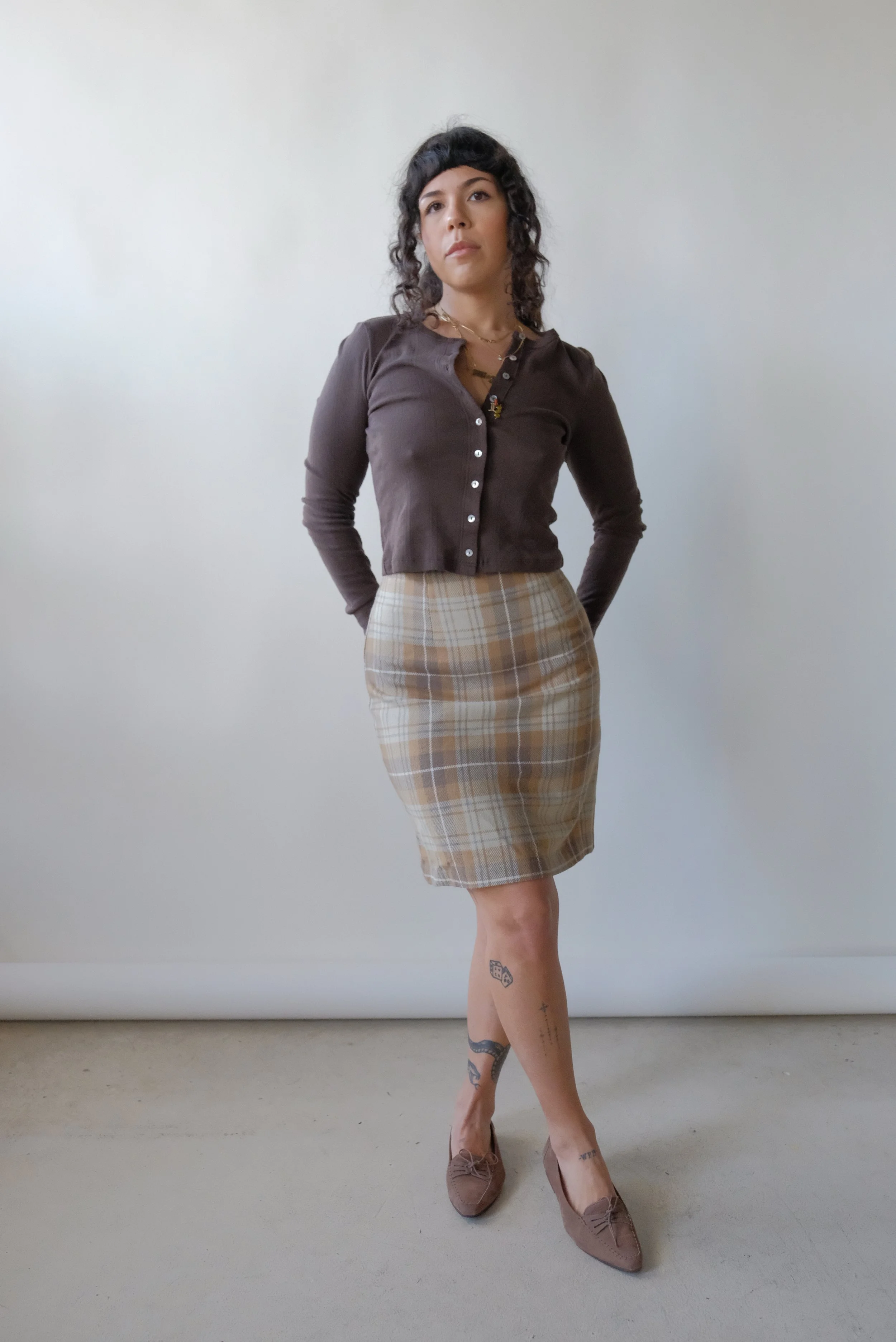 Plaid Mini Skirt