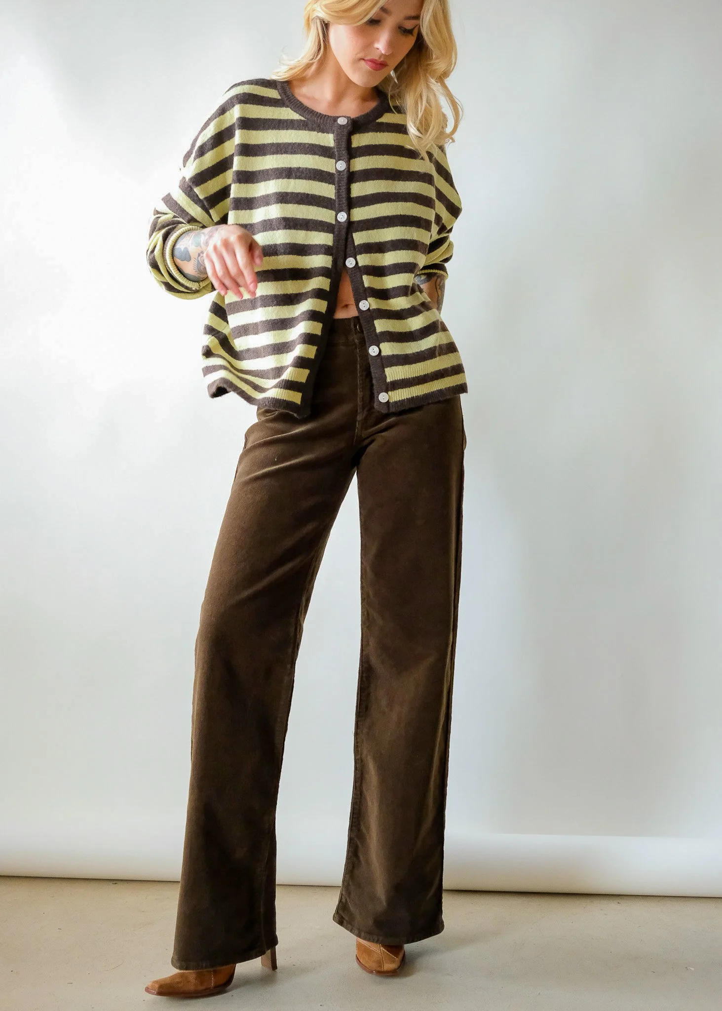 Jae Olive Corduroy Pants