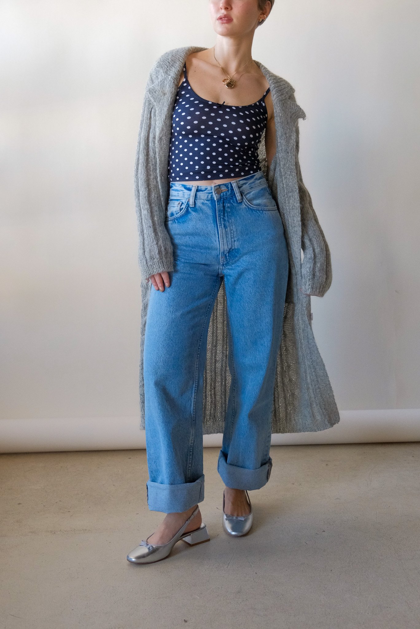 Dove Mohair Blend Duster Cardigan