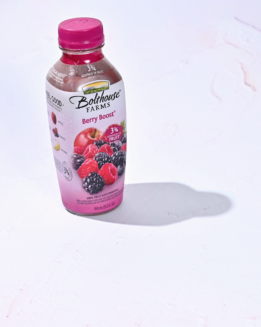 Breakfast smoothie by food photographer in San Francisco bay area.