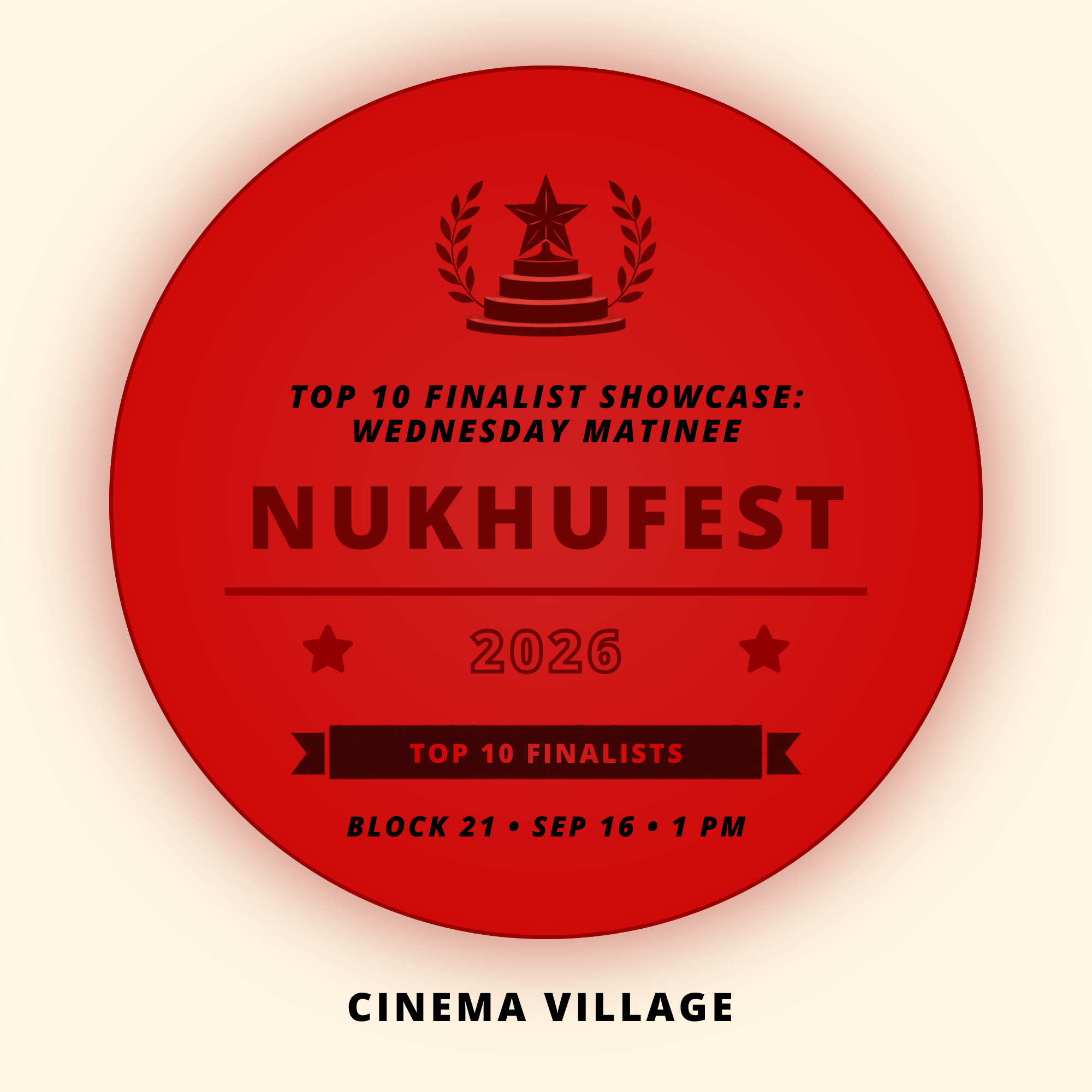 Nukhufest 2026 B21: Wednesday Finalists | Sep 16, 1 PM