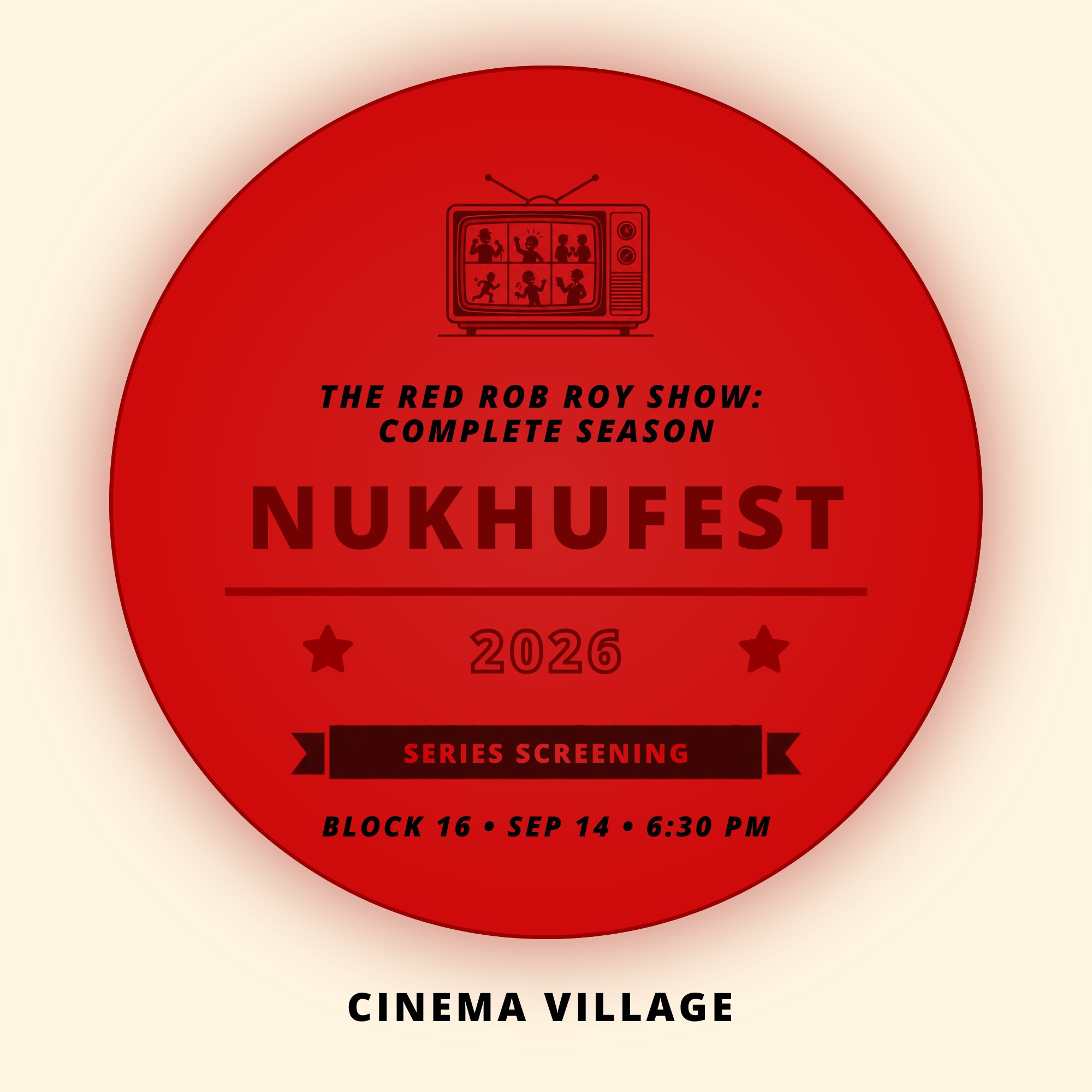 Nukhufest 2026 B16: The Red Rob Roy Show | Sep 14, 6:30 PM