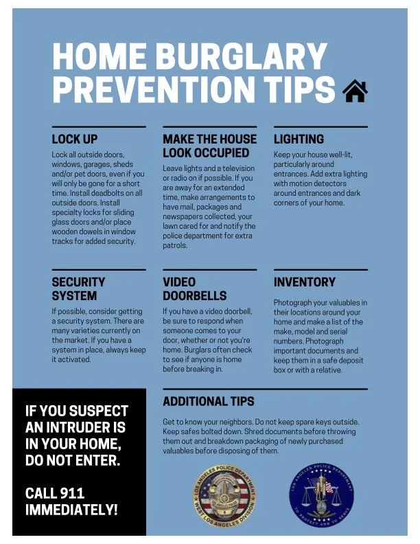 Safeguard your property: Burglary Prevention Tips and Checklist to ...