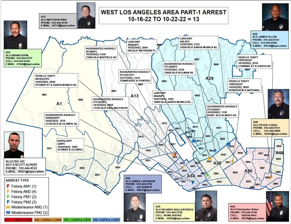 Interactive Lapd Rd. Map Belairassociation.org