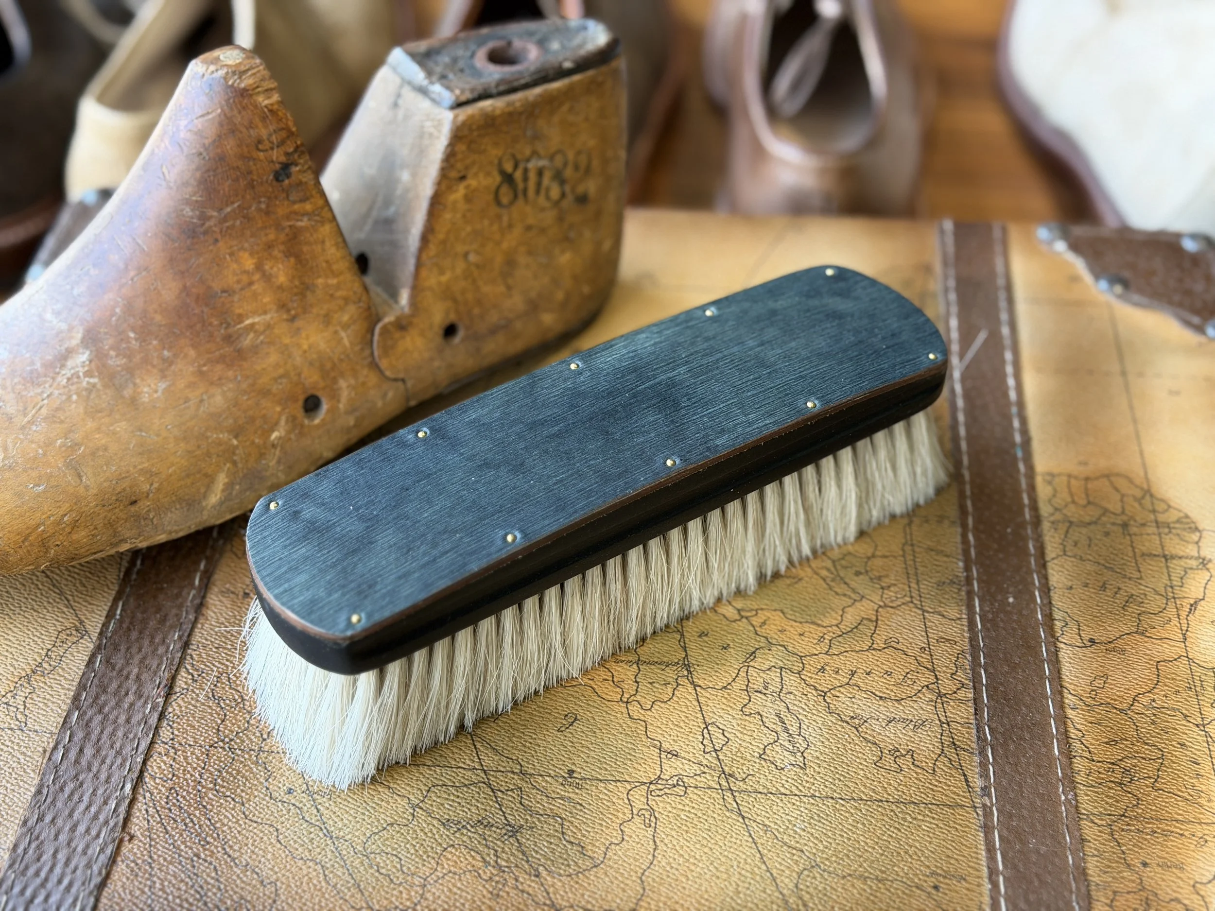Large 8" Horween Soft Bristle Brush