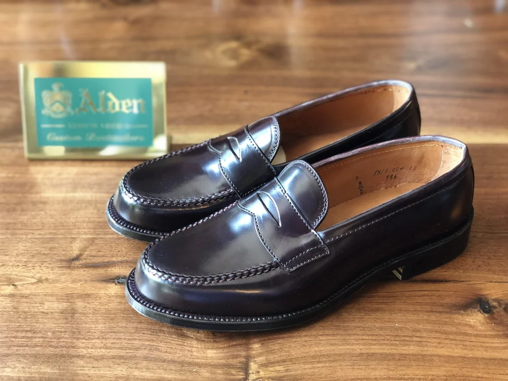 Alden 986 Leisure Handswen Color #8 Shell Cordovan — Ealdwine Raleigh