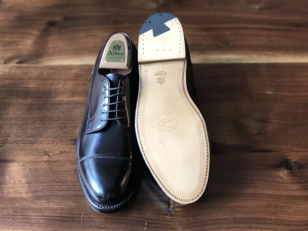 2160 Straight Tip Blucher Color 8 Shell Cordovan — Ealdwine  display picture 3