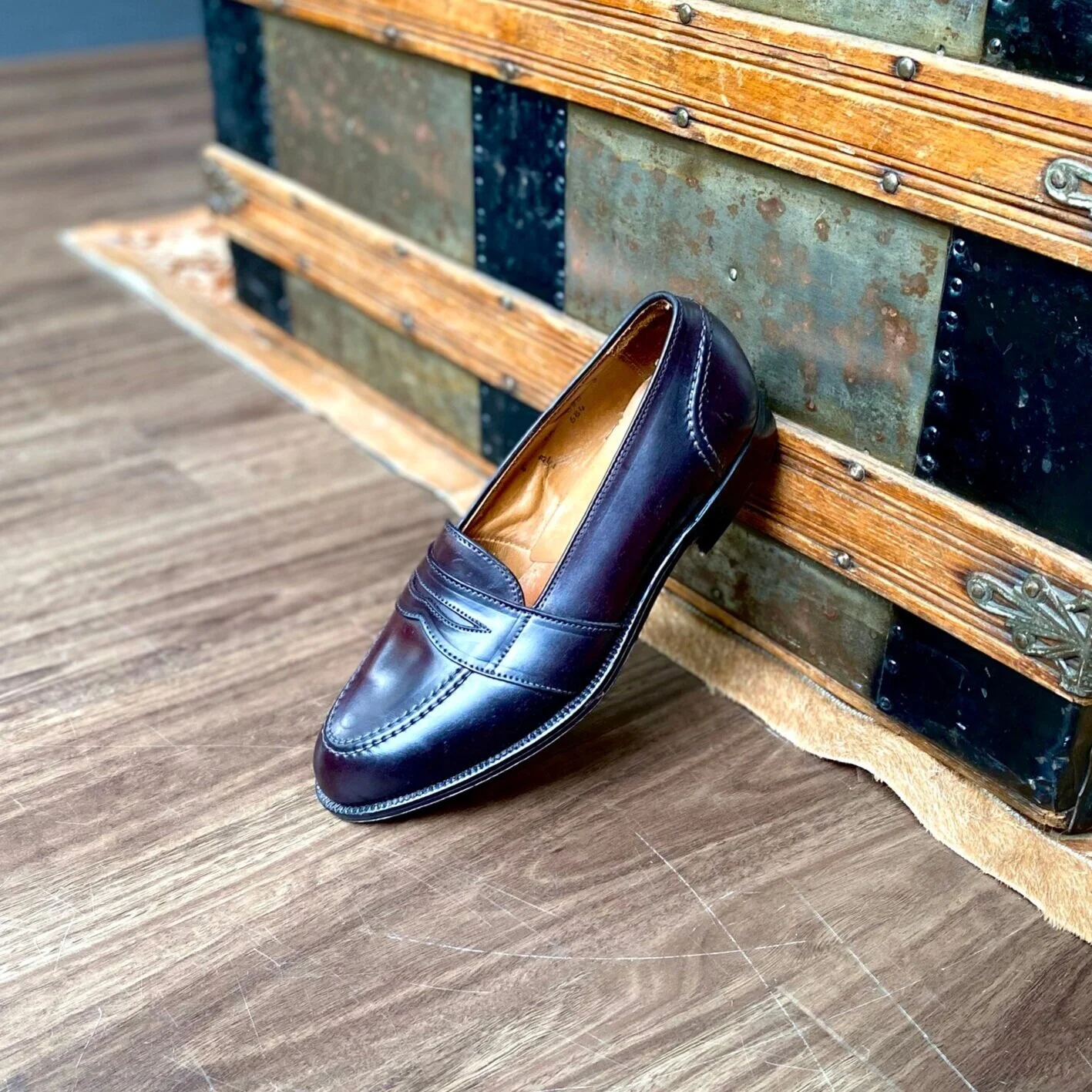 Full Strap Penny Loafer Shell Cordovan - Available in 2 Colors