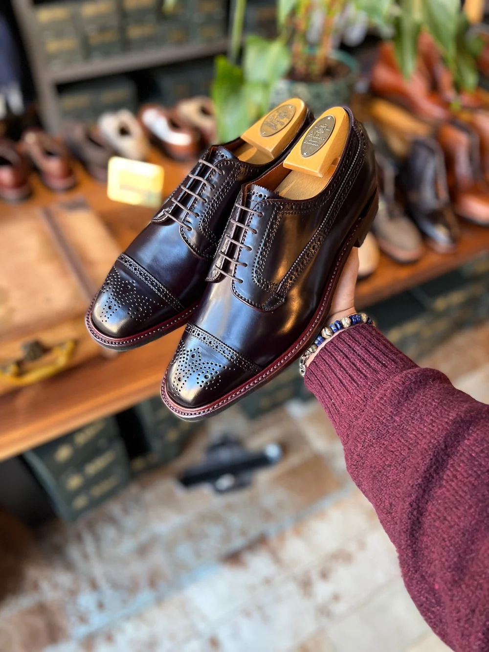 Alden blucher cordovan sale