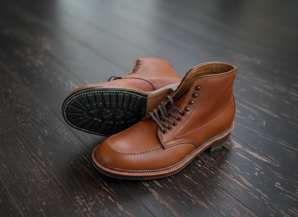 靴 80s Alden 931 sandalwood PTB Alden 40307HC Saddle Tan Fettleder Indy — Ealdwine Raleigh