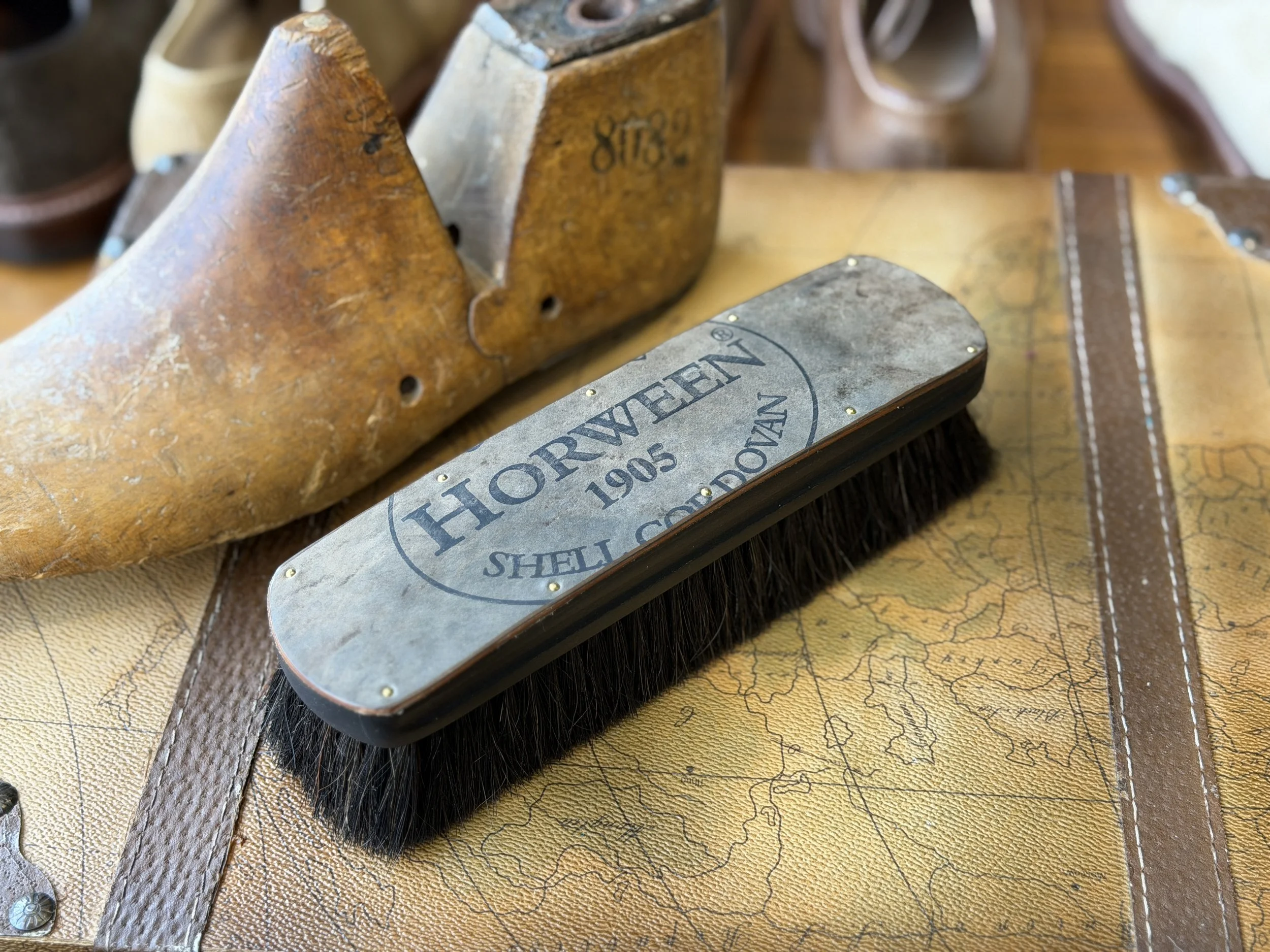 Large 8" Horween Soft Bristle Brush