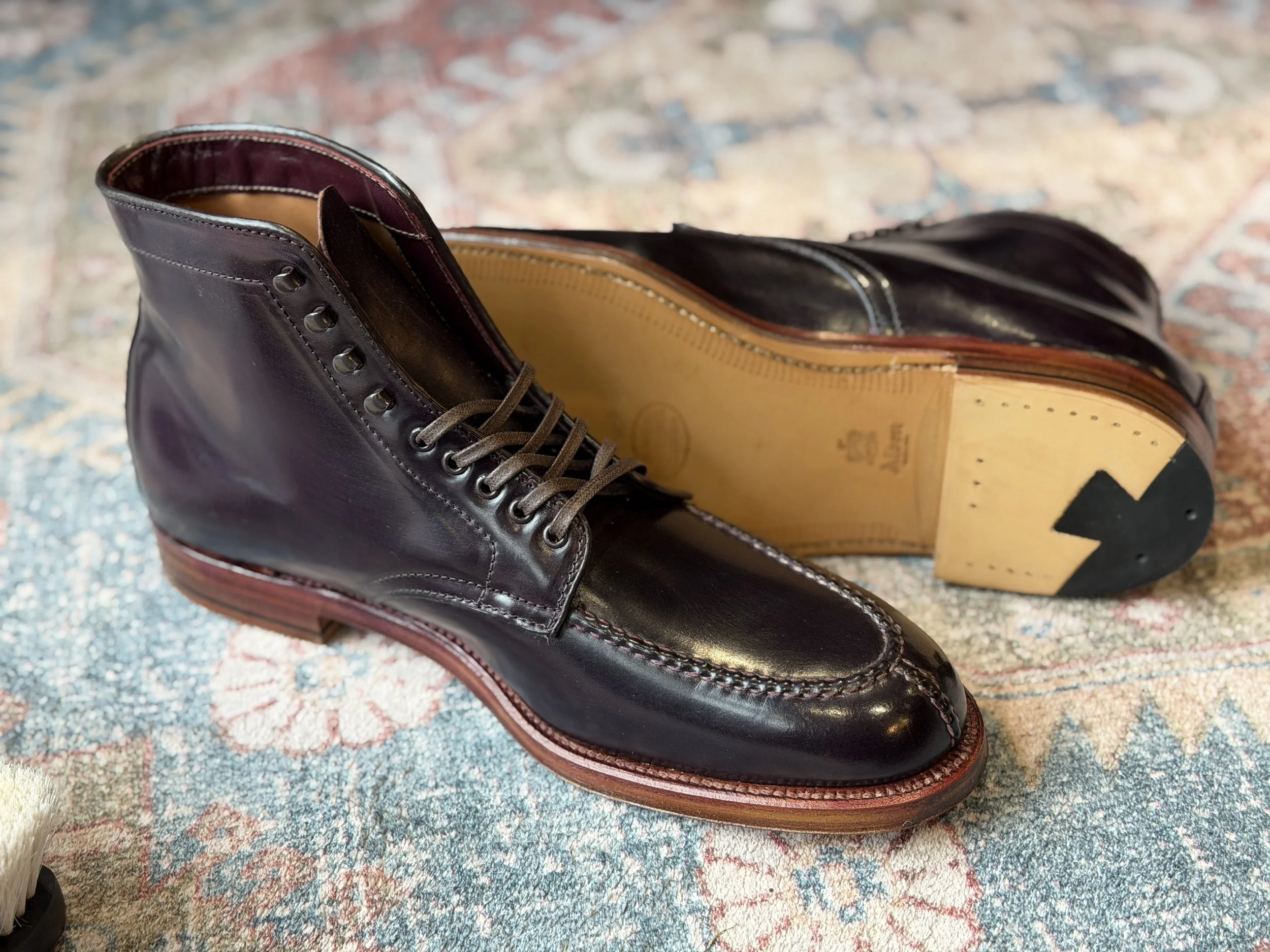 Alden D9952H "Oak City Tanker"  NST Tanker Boots Color 8 Shell Cordovan