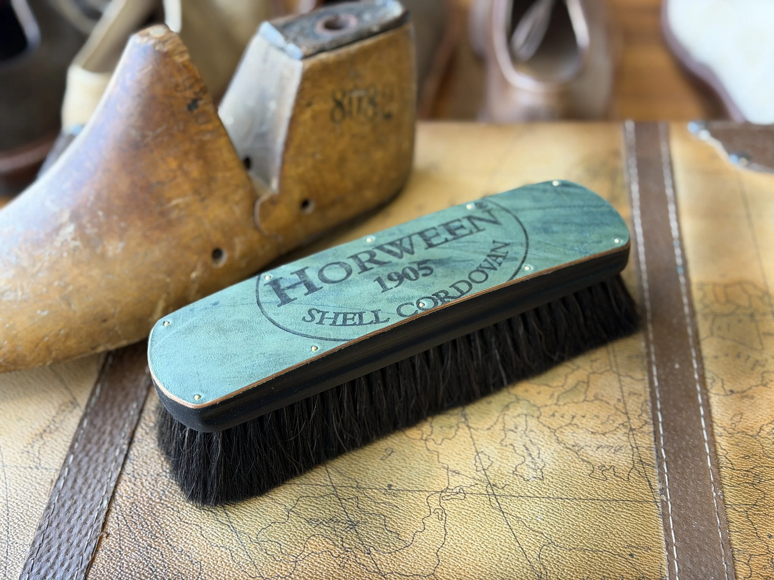 Large 8" Horween Soft Bristle Brush