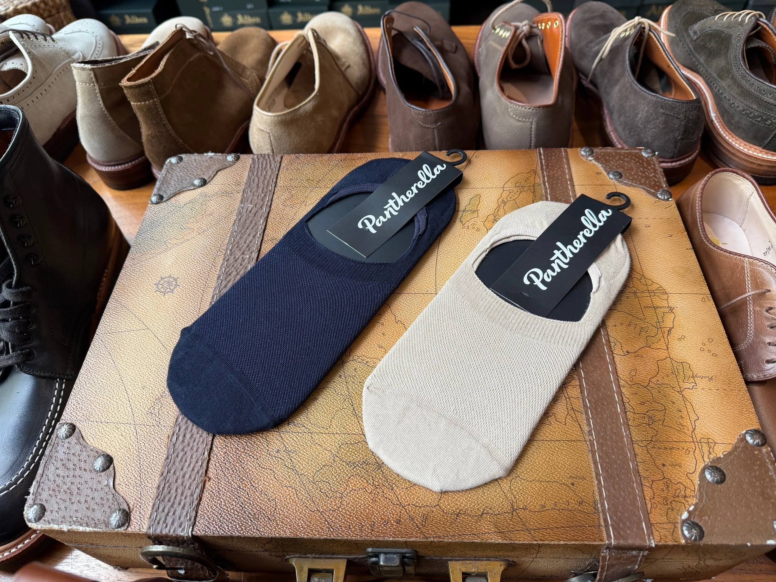 Pantherella Seville INVISIBLE SOCKS - EGYPTIAN COTTON