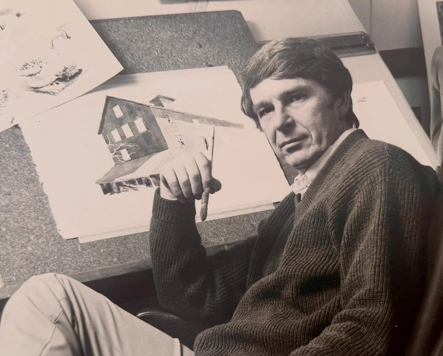 Recently, Salt Lake County @slcoartinpublicplaces acquired five of my late father Philip Barlow&rsquo;s (1933-2018) paintings for their permanent art collection.  Interestingly, although he was best known as a painter of contemporary (and sometimes w